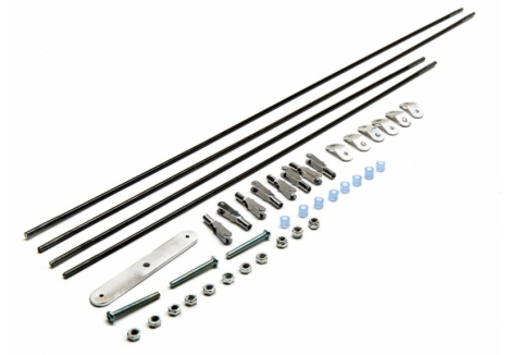 HAN Tail Brace Set: Carbon Cub FX-3 100-200cc Z-HAN528025