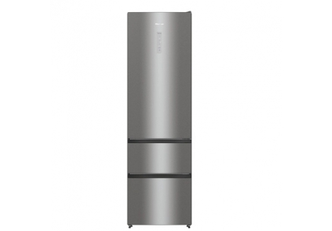 Hisense Fridge Freezer 368L Brushed Stainless Steel, 60 cm – RM469N4ACDUK 