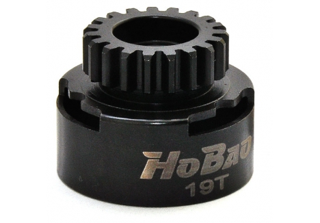 HOBAO CNC Clutch Bell 19T with 5x12mm Bearing for Hyper Nitro RC Cars