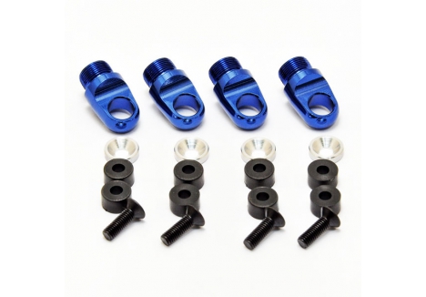 HoBao DC-1 CNC Aluminium Shock Caps with Gasket Set of 4 H230108