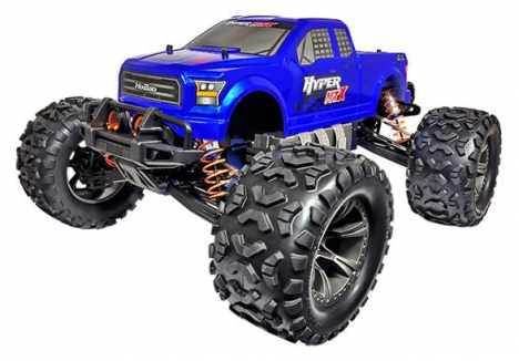 HOBAO HYPER MONSTER TRUCK X ELECTRIC WITH HW150A ESC - BLUE HB-MTXE-C150BU