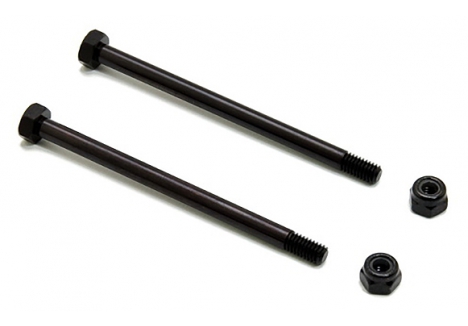 HOBAO Hyper MT Plus II Suspension Hinge Pin M4x62mm CNC Hardened Steel 2pc H94078