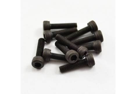 HoBao M3X12mm Hex Cap Head Screws Pack of 10 Black H32312