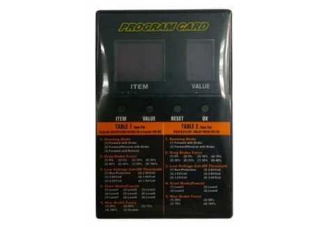 HOBAO MT ESC Program Card Brushless Controller Tuning Tool H89324
