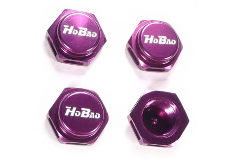 HoBao Wheel Hex Hubs Purple H87230P RC Vehicle Spare Parts