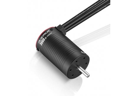 Hobbywing QUICRUN 3660SL 4500KV G2 1/10 Brushless RC Motor Black HW30404502