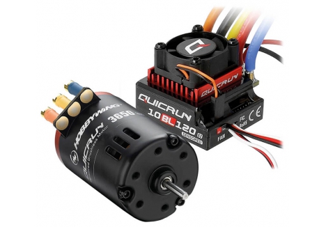 Hobbywing QuicRun Combo G2 1/10 120A 13.5T Brushless ESC Motor HW38020382