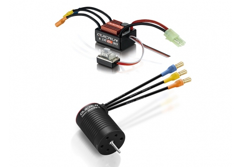 Hobbywing QUICRUN QR16BL30 1/16 2WD Brushless ESC Motor Combo HW38030000