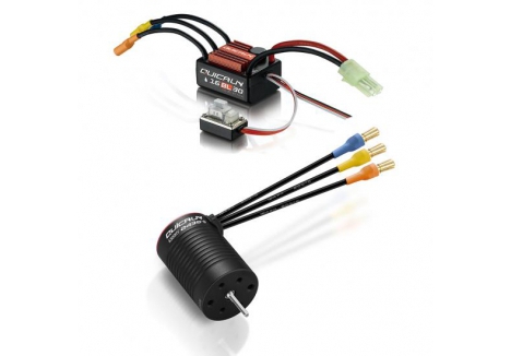 Hobbywing QuicRun WP-16BL30 30A Brushless ESC 2435SL 6500KV Motor Combo HW38030001