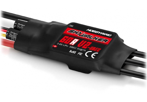 Hobbywing Skywalker 60A V2 Brushless RC Plane ESC HW30216101