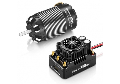 Hobbywing XERUN XR8 Pro G3 ESC 4268 G3 1900KV Motor 1/8 Combo HW38020432