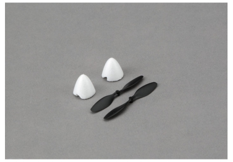 HobbyZone Duet Propellers and Spinners Set RC Aircraft Airframe Parts HBZ5308
