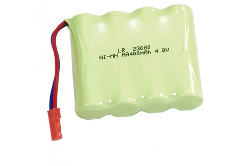 HuiNa CY1331 NiMH Battery 4-Cell 400mAh 4.8V Red JST Connector CYP1009-JST