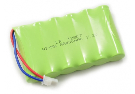 HuiNa RC Battery 6-Cell 400mAh 7.2V NiMH SM Connector White CYP1003