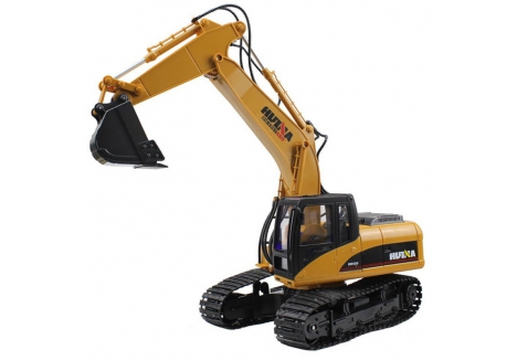 HuiNa RC Excavator 1/14 2.4GHz 15-Channel Die Cast Bucket RTR CY1535