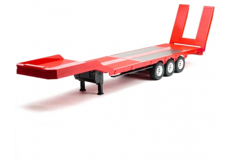HuiNa RC Haulage Flatbed Trailer 1/18 Red CY1502R