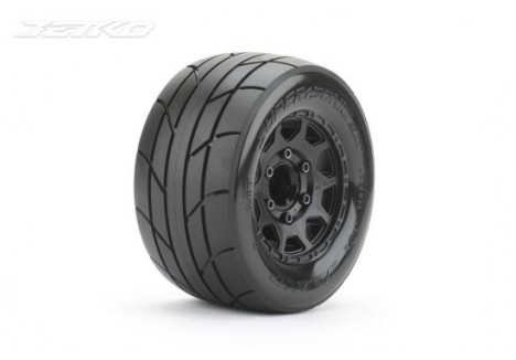 Jetko MT Extreme Super Sonic Tyres on Black 12/14/17mm Hex 2.8 Rims (2) JK2804CB