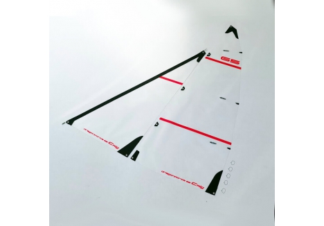 JOYSWAY DF65V6-V8 C SAIL SET 50 MICRON MYLAR, ROUND TUBE PAC