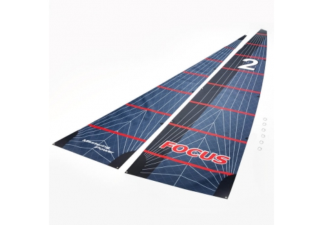 JOYSWAY FOCUS V3 RED MAIN SAILS & JIB SAILS SET