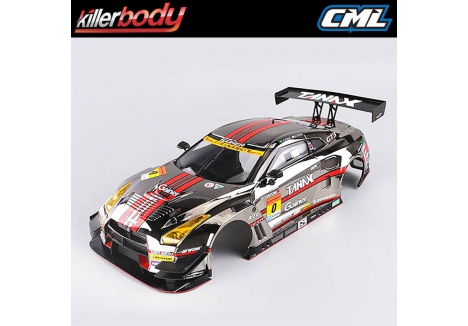 Killer Body Gainer Tanax Nissan GT-R Nismo R35 1/10 RC Body Shell KB48663
