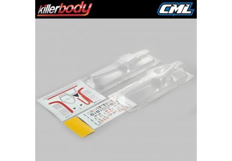 Killer Body Hover Formula Type R 1/18 Clear RC Drone Racer Body Shell KB48666