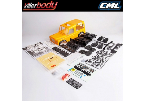 Killer Body LR90 1/10 ABS Hardbody Shell Pre-Painted Yellow KBLR002