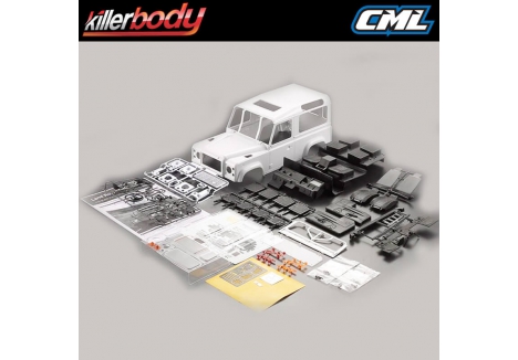 Killer Body LR90 1/10 Hard Body Shell ABS Land Rover D90 RC Crawler KBLR001