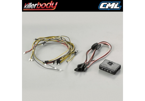 Killer Body Nissan Skyline 2000 1/10 Scale 13 LED Unit Set with Control Box KB48687