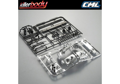 Killer Body Nissan Skyline R34 Injection Parts Hard Plastic Detail Components KB48647