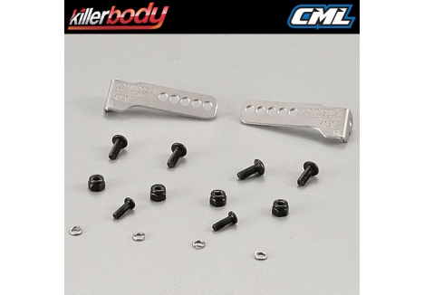 Killer Body SCX10 Bumper Connecting Parts Stainless Steel KB48707