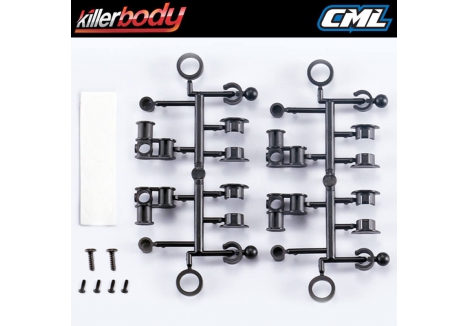 Killer Body Stealth Mounts Invisible Pillar RC Body Mount Set KB48059