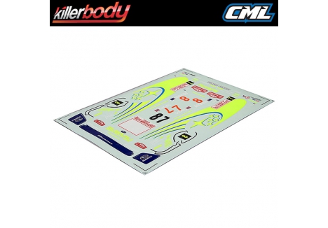 Killer Body Subaru Impreza WRC 2007 Racing Decal Sheet KB48763