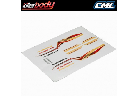Killer Body Toyota Land Cruiser 1/10 Decorative Decal KB48705