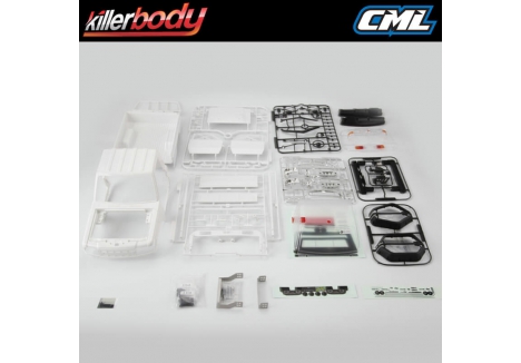 Killer Body Toyota Land Cruiser LC70 1/10 RC Hard Body Shell White KB48732