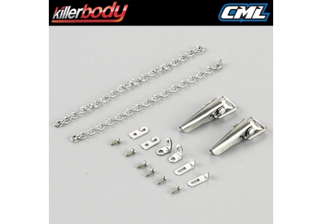Killer Body Toyota Land Cruiser LC70 Metal Bed Lock Catch Stainless Steel KB48613