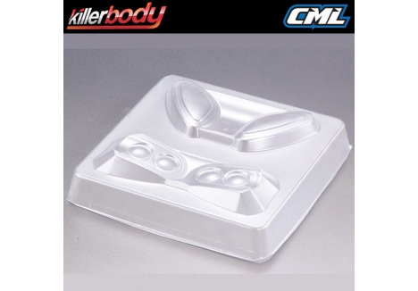 Killer Body Transparent Light Glass Replacement Set Corvette GT2 KB48112