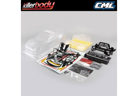 Killerbody Gainer Tanax GT-R Nismo R35 1/10 RC Body Shell Clear KB48775