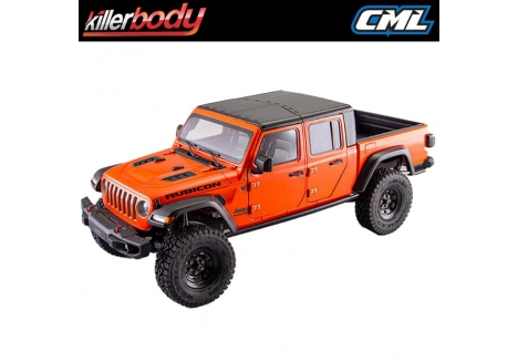 Killerbody Jeep Gladiator Rubicon RC Body Set Orange KB48844