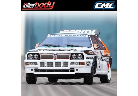 Killerbody Lancia Delta Repsol 93 Rally 1/10 RC Car Kit Venus Chassis KB48837R