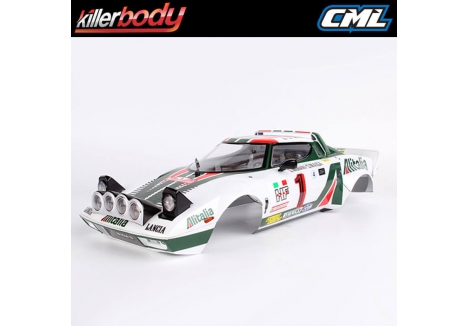 KILLERBODY LANCIA STRATOS Gr.4 1/10 CLEAR BODY