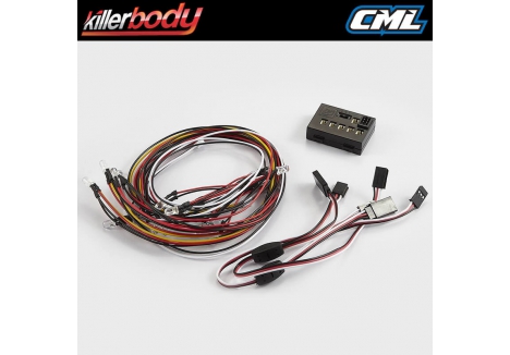 Killerbody LED Light System with Control Box 18 LEDs RC Model KB48103
