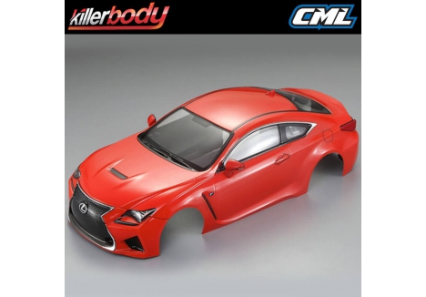 Killerbody Lexus RC F 195mm 1/10 Finished RC Body Orange KB48649