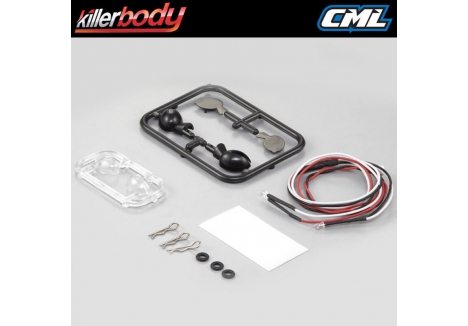 Killerbody Wing Mirror LED Unit Set 1/10 Touring Car KB48359