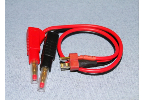 Logic Charge Lead 4mm to Deans Male Connector Heavy Duty RC O-LGL-CLDNS