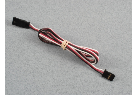 LOGIC Futaba Extension Lead Heavy-Duty 750mm Gold-Plated Connectors P-LGL-FTX0750