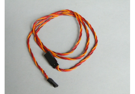LOGIC JR Extension Lead Silicone 750mm Gold Plated Spektrum RC P-LGL-JRX0750S