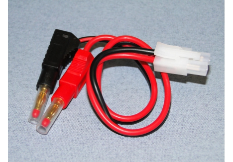 Logic RC Charge Lead 4mm Banana Plugs to Standard Tamiya Connector O-LGL-CLTAM