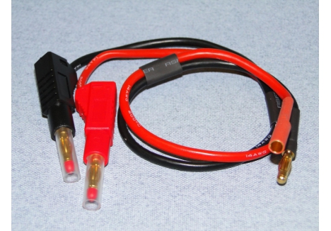 Logic RC Charge Lead 4mm to 4mm Female Male Polarity O-LGL-CLG4