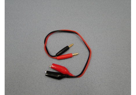 Logic RC Charge Lead 4mm to Mini Croc Clips LGL-CLCROC