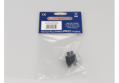 Logic RC Female EC3 to Tamiya Male Moulded Adapter O-LGL-ADAPT07